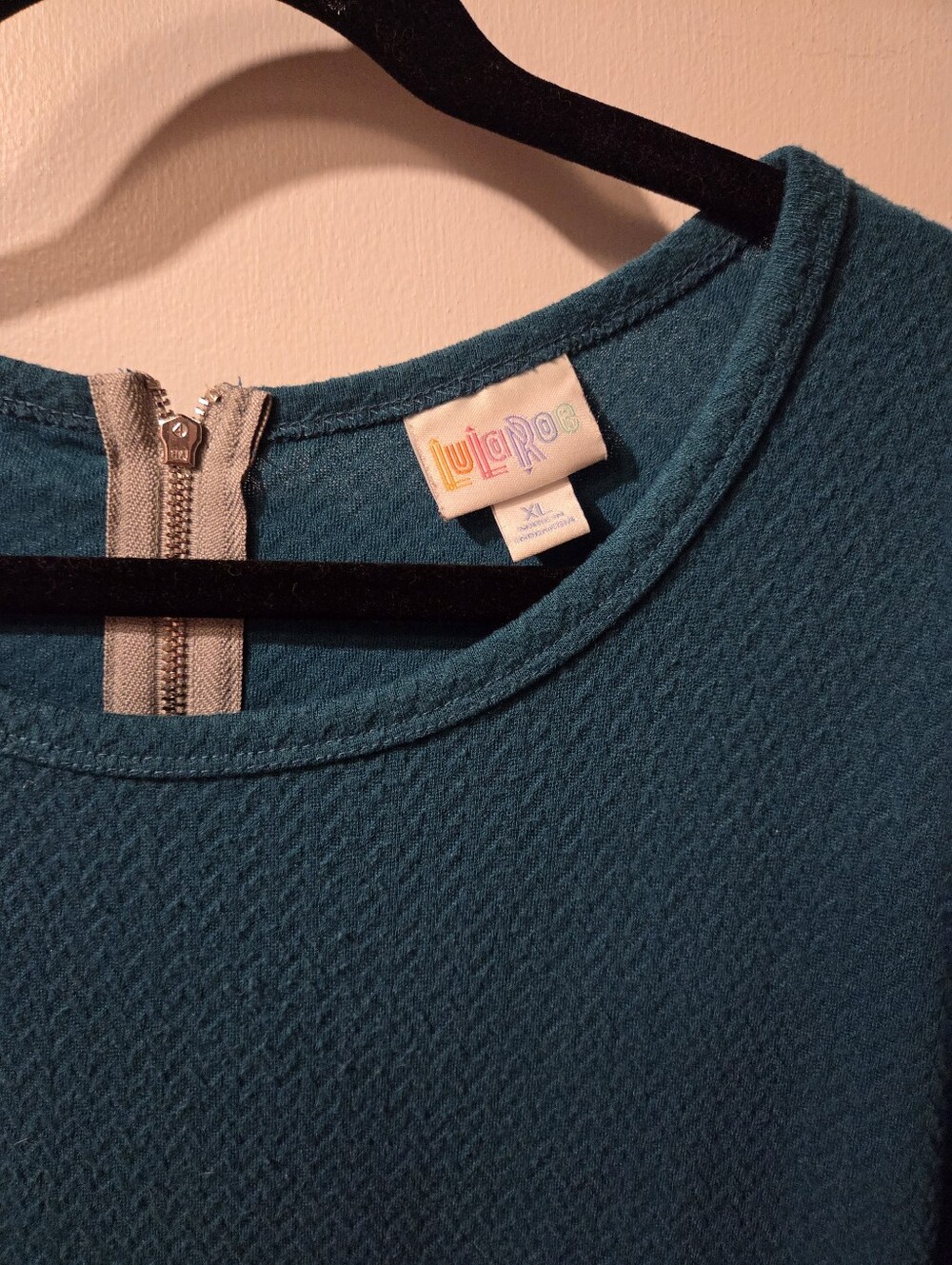Lularoe Amelia Teal XL - Picture 2 of 2